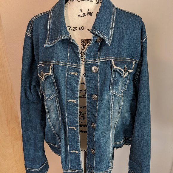 Rainbow Flag jean jacket *HOST PICK* - Picture 2 of 3